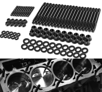 Bethesda Industrial Head Studs Bolts Kit Black For 2004-2020 Chevy GM 4.8L 5.3L 5.7L 6.0L 6.2L 7.0L