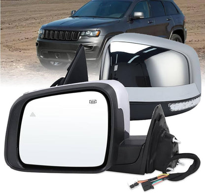 Bethesda Industrial Driver Side Mirror w/Manual Folding Blind Spot For 2011-2022 Jeep Grand Cherokee