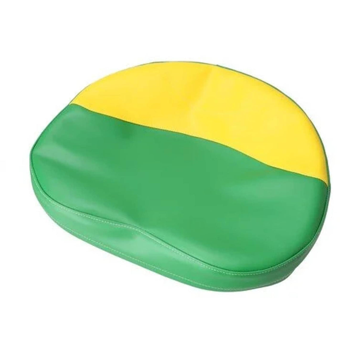 Bethesda Industrial Tie-on Pan Seat Cover Yellow and Green