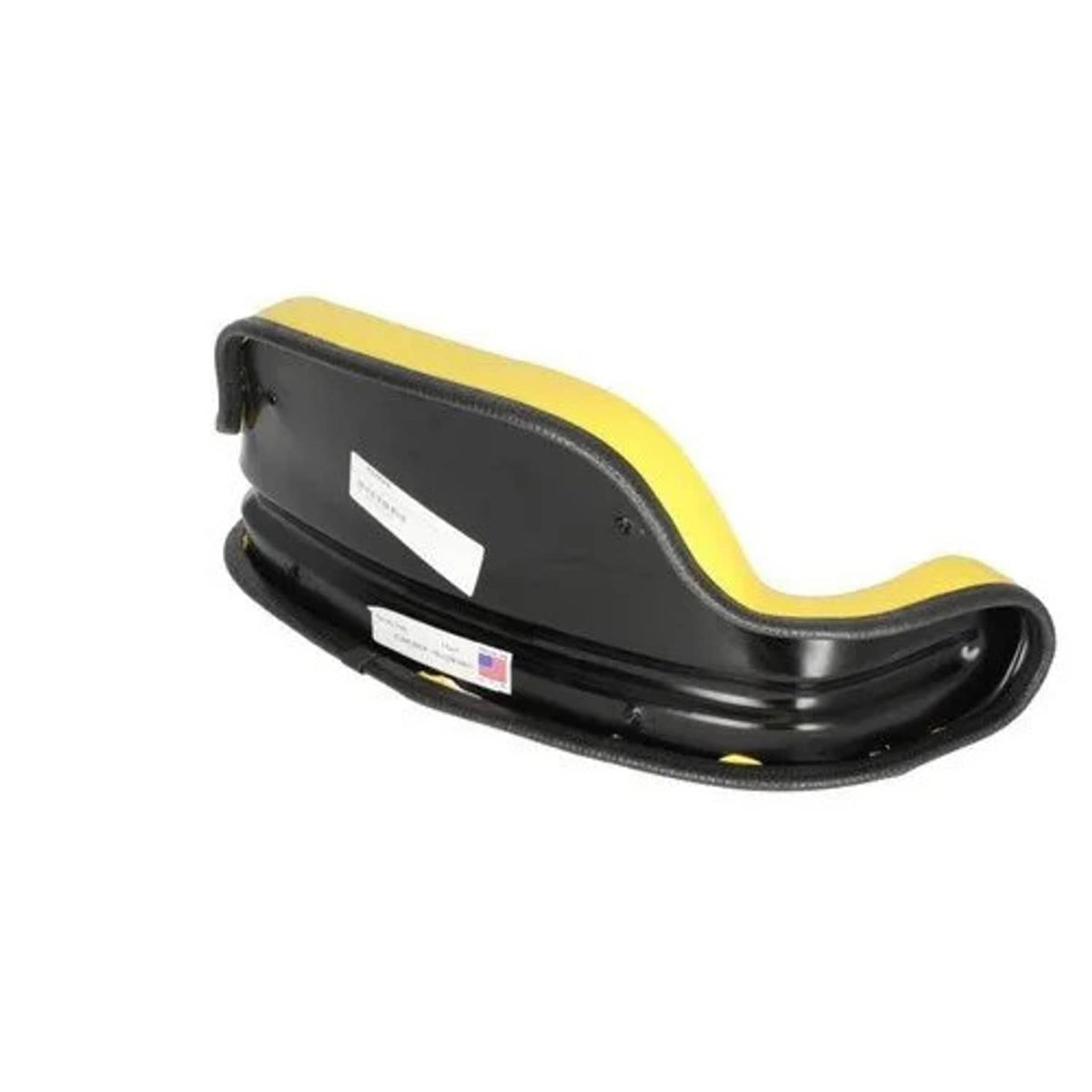 Bethesda Industrial Backrest - for 2 Piece German Style Seat Vinyl Yellow