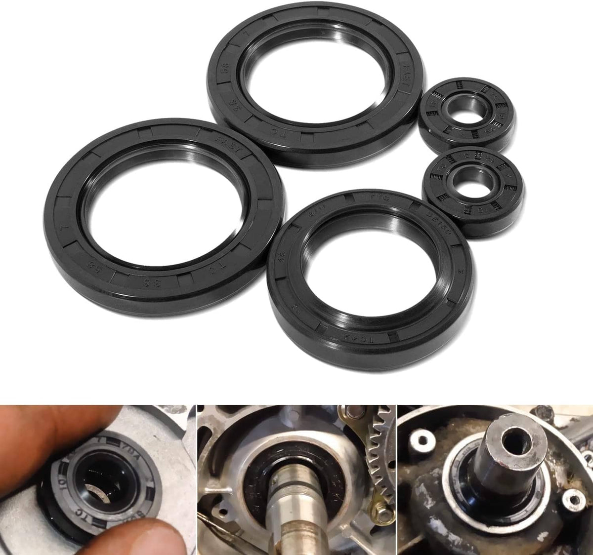 Bethesda Industrial 182-2142 Engine Oil Seal Rebuild Kit 400 400L Fit for Polaris Sport 82114 822124