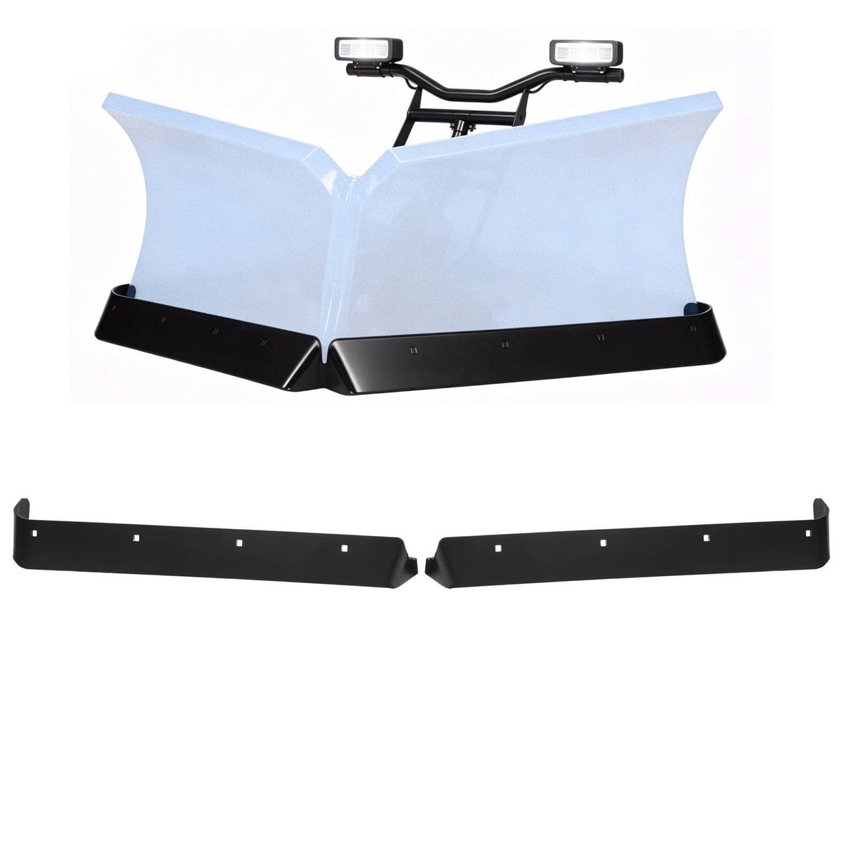 Bethesda Industrial Pair Cutting Edge Kits For 8'2" V-Snow Plow For Boss Power V / Power V XT