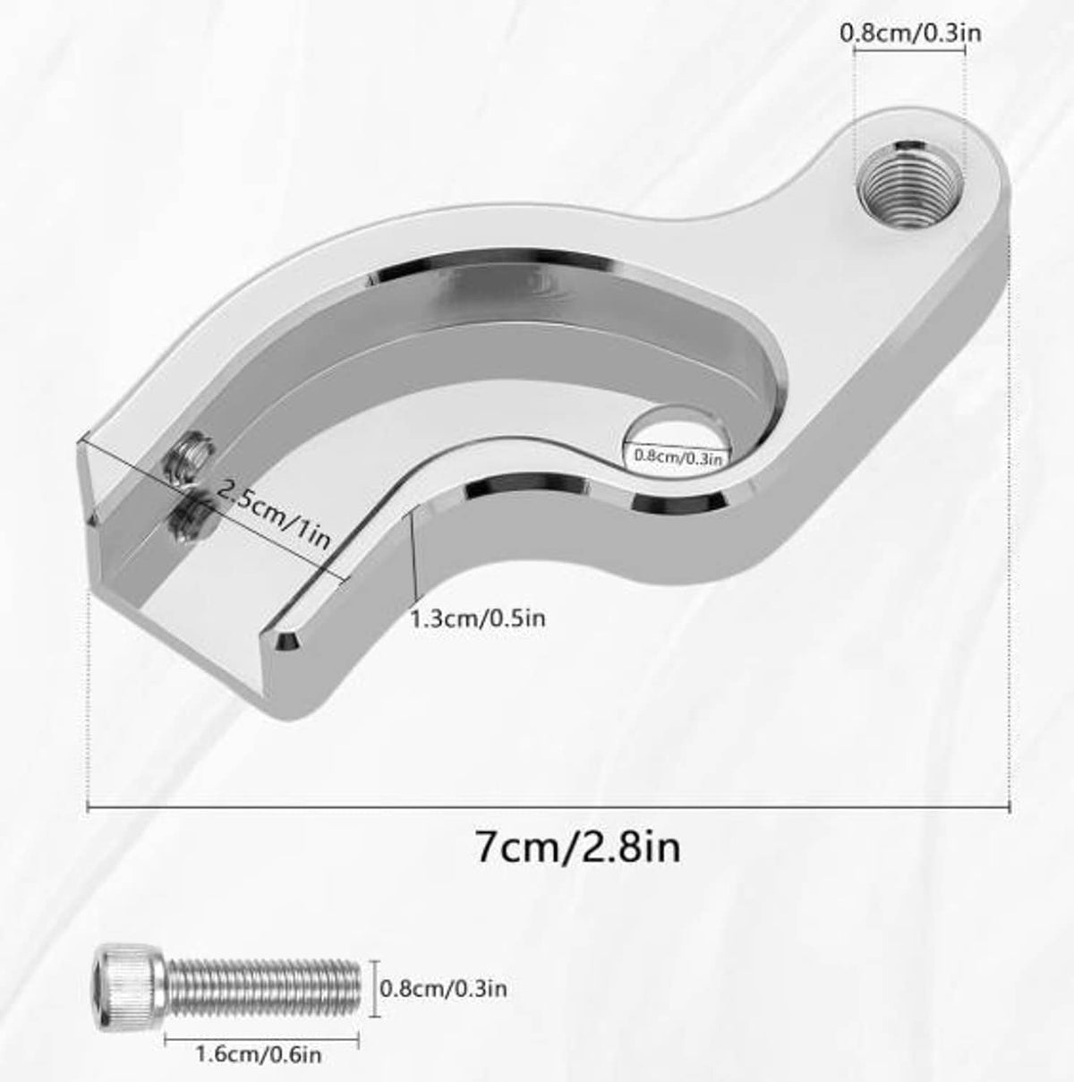 Bethesda Industrial Chrome Gear Shift Neutral Assist Bracket For Harley Softail FLFB Touring Glide