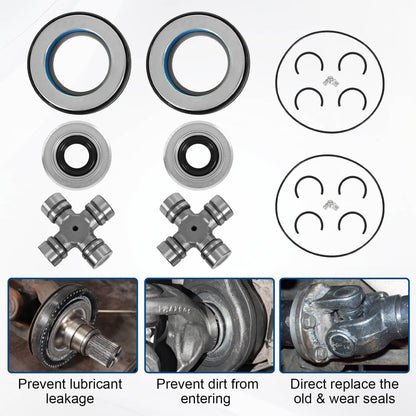 Bethesda Industrial Front Axle Seal And Greaseable U Joint Kit For Ford 2005-14 F250 F350 Super Duty