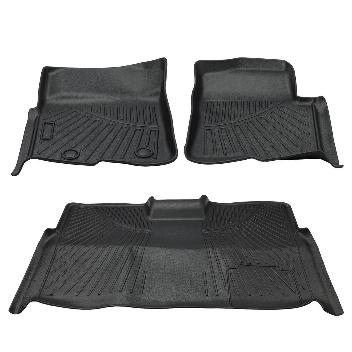 Bethesda Industrial Floor Mat for Ford F-150 SuperCrew/Crew Cab 2010 2011 2012 2013 2014 Bucket Seat