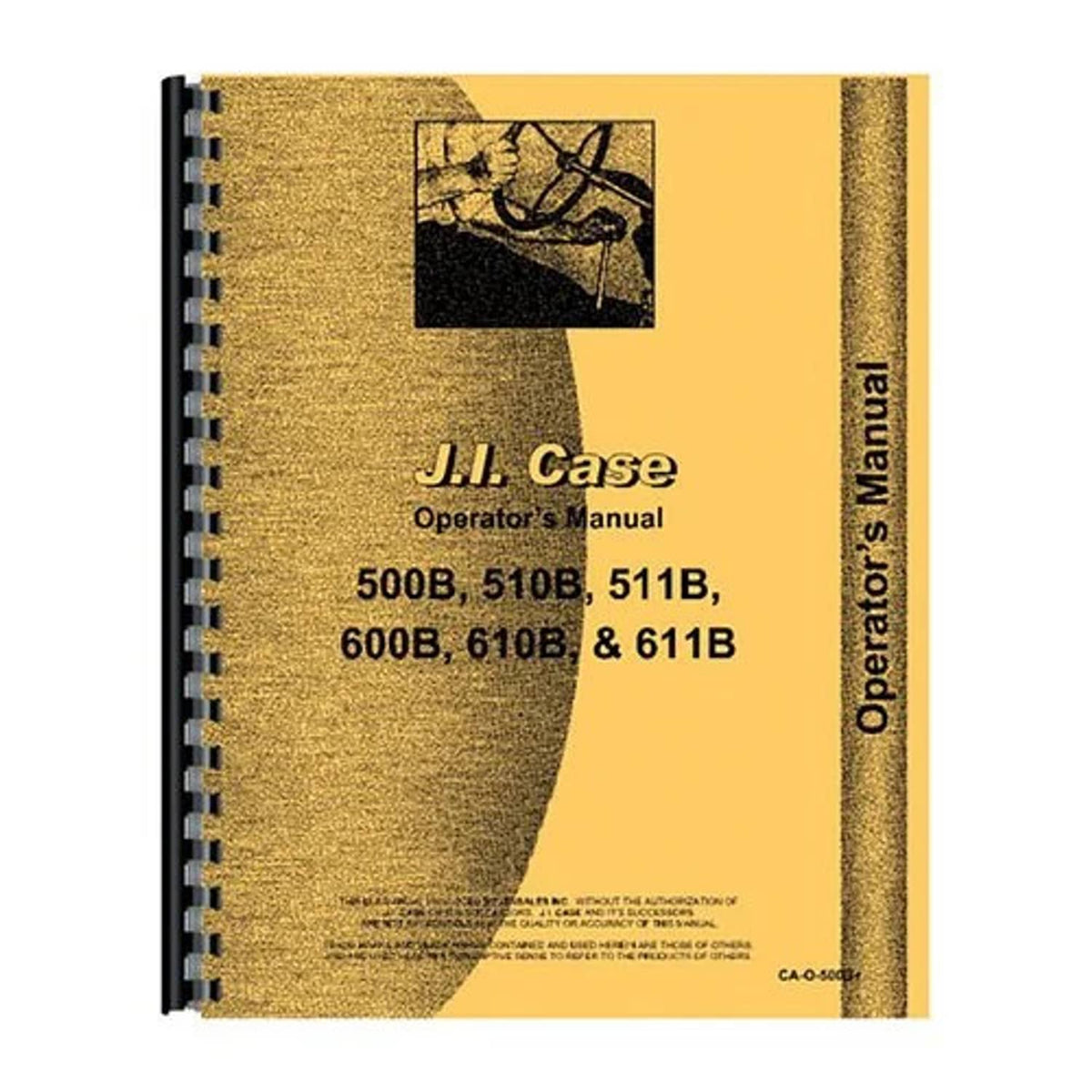 Bethesda Industrial Operator's Manual fits Case 500B 510B 511B 600B 610B 611B