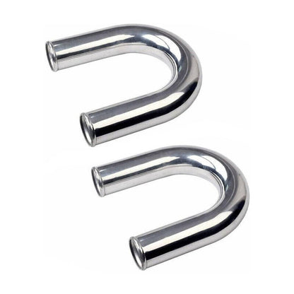 Bethesda Industrial 2.5" Universal Aluminum Turbo Intercooler Elbow Pipe Kit + Silicone Hose + Clamp