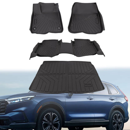 Bethesda Industrial 4Pcs/Set Floor Mats+Cargo Liner Fit for Honda CR-V CRV 2023-2025 TPE Rubber New
