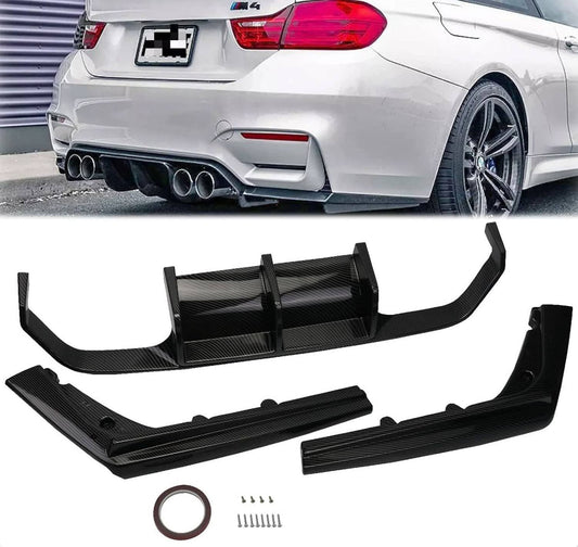 Bethesda Industrial Carbon Fiber Color Rear Bumper Diffuser Lip For 2015-2020 BMW F80 M3 F82 F83 M4