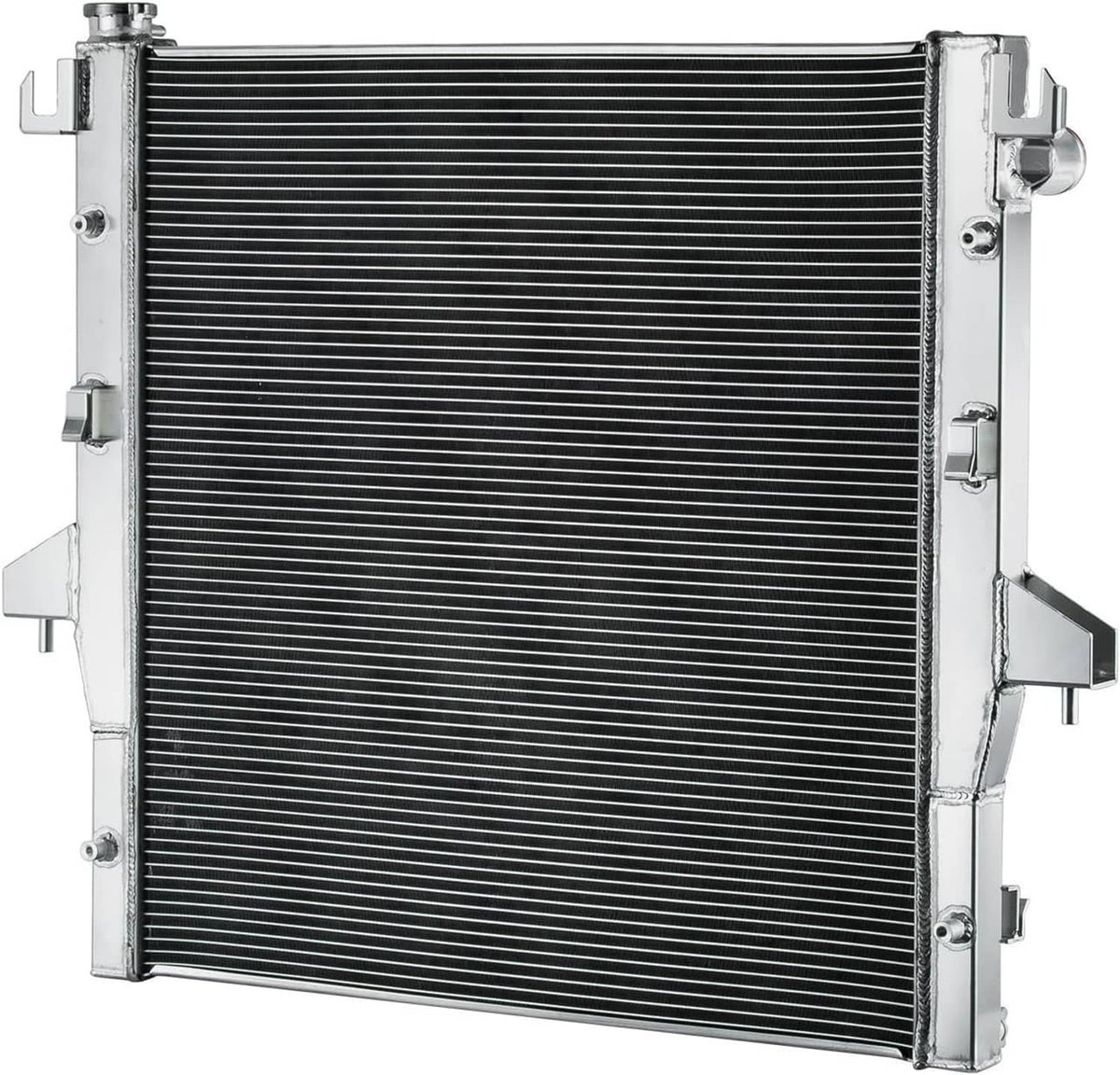 Bethesda Industrial 2 Row Radiator For 2003-2009 Dodge Ram 2500 3500 5.9L 6.7L Diesel Cummin Silver