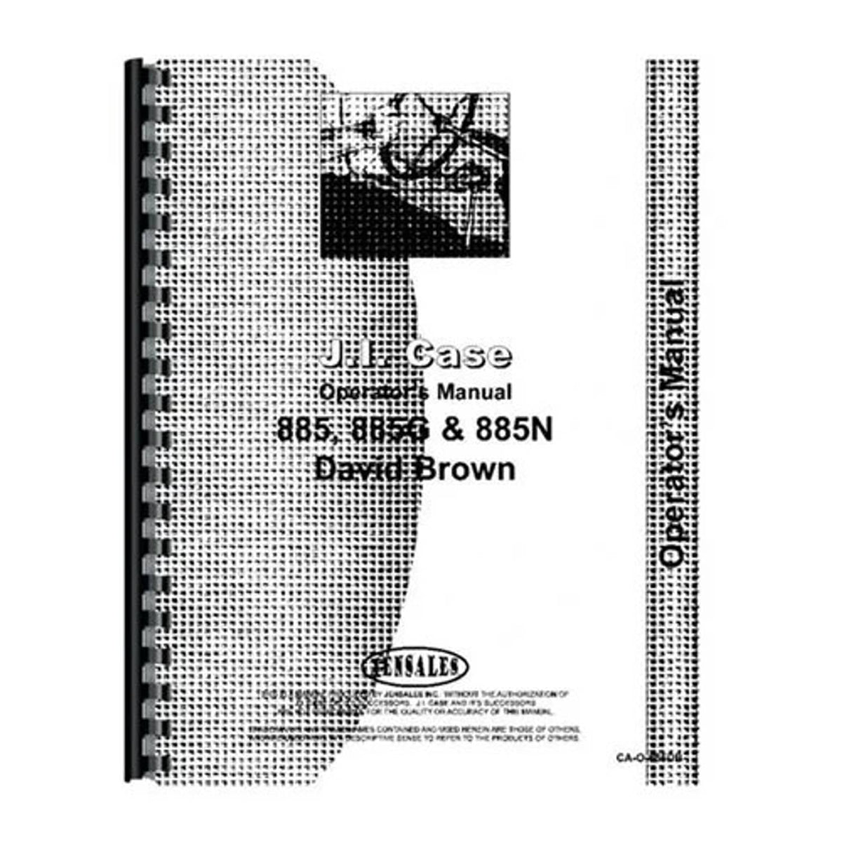 Bethesda Industrial Operator's Manual fits David Brown 885