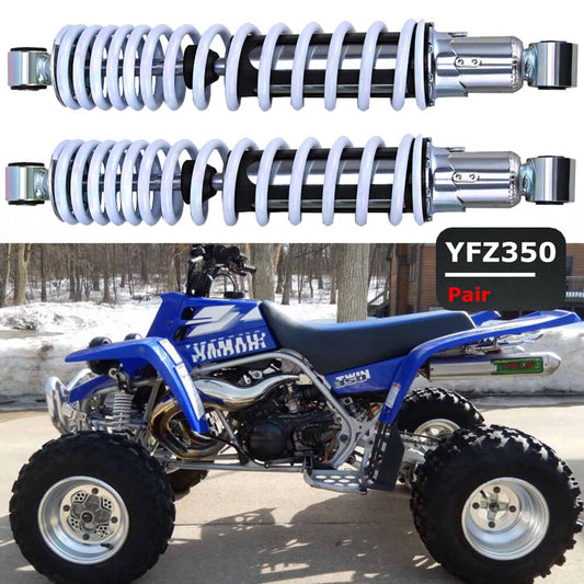 Bethesda Industrial Front Shocks Absorbers White Spring for Yamaha Banshee 350 YFZ350 ATV 1987-2006