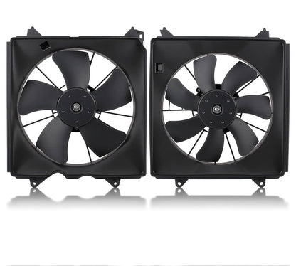 Bethesda Industrial 2Pcs A/C Condenser Radiator Cooling Motor Fan For 2013-2017 Honda Accord Touring