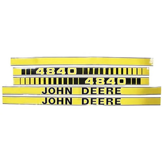 Bethesda Industrial Hood Decal 4840 fits John Deere 4840 JD4840
