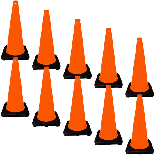 Bethesda Industrial (10) Lakeside Plastics 2850-07 28-inch Safety Cone (Orange)