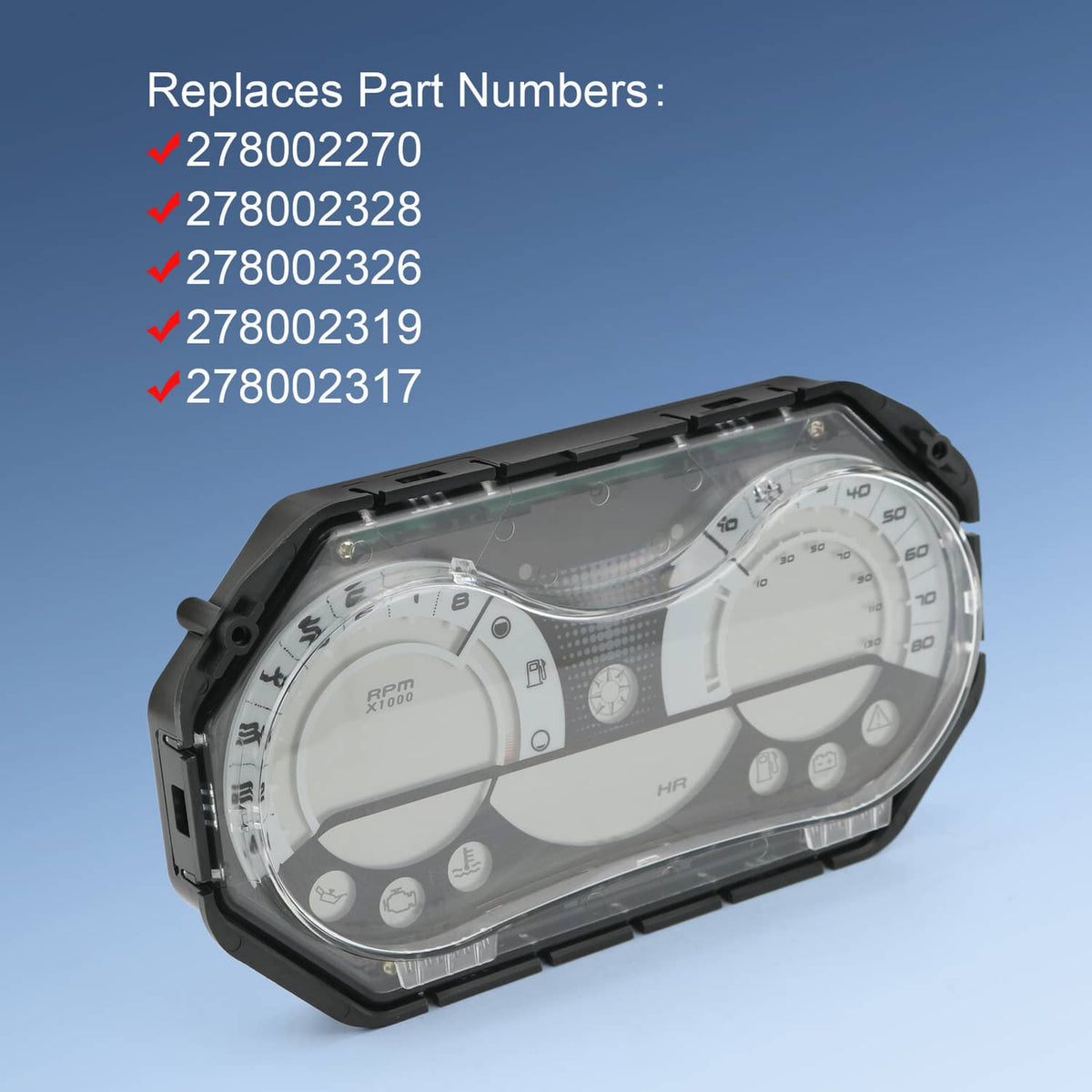 Bethesda Industrial LCD Speedometer Gauge Cluster For Sea Doo BRP RXP 2006-11 RXT GTX Wake 278002270