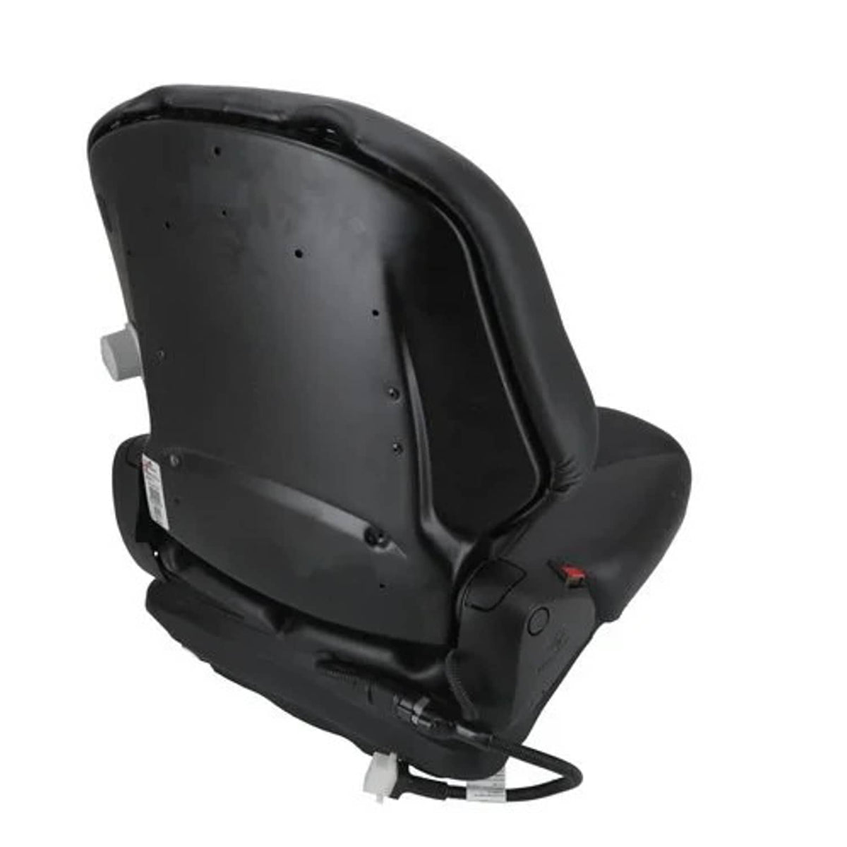 Bethesda Industrial Grammer® Low Back Seat Black Vinyl with Mechanical Suspension