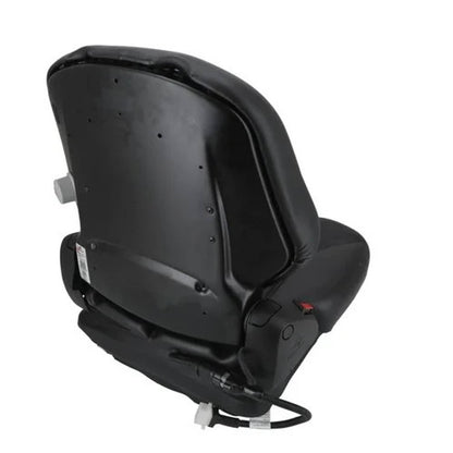Bethesda Industrial Grammer® Low Back Seat Black Vinyl with Mechanical Suspension