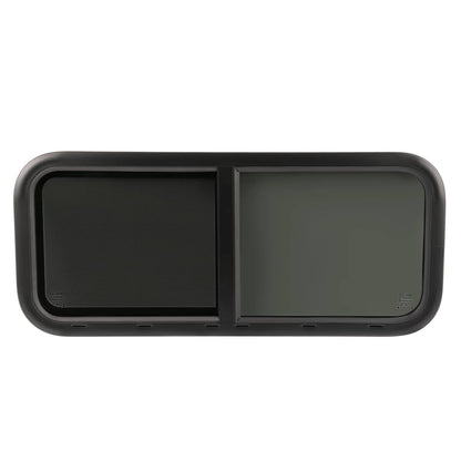 Bethesda Industrial 36" W x 15" H Horizontal Slider RV Window For Cargo Trailer W/ Screen Trim Ring