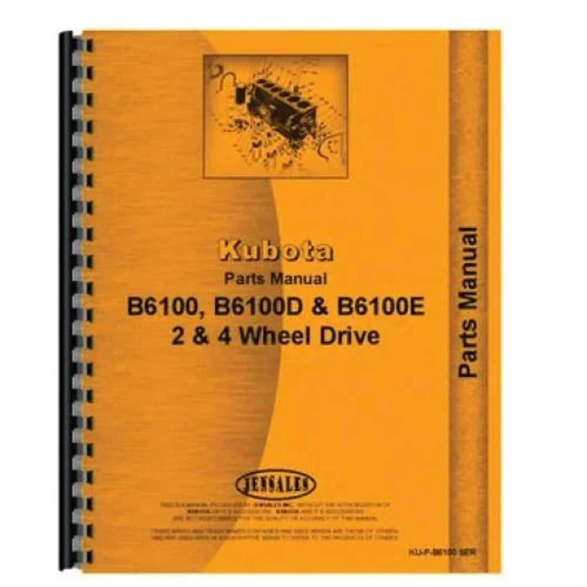 Bethesda Industrial Operator's Manual fits Kubota B6100 B7100 B6100 B7100