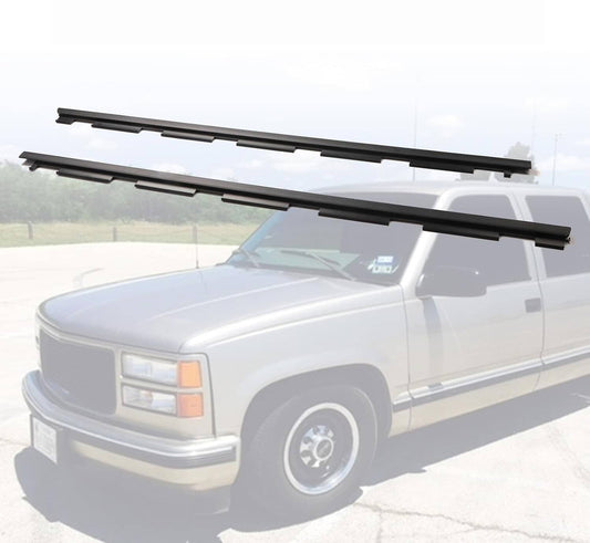 Bethesda Industrial Outer Front Window Sweep Weatherstrip Seal Pair Set for Chevy GMC Pickup Truck