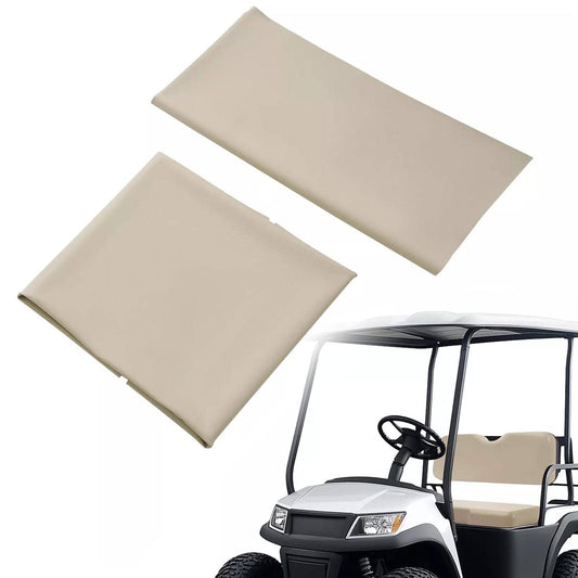 Bethesda Industrial Tan Golf Cart Front Seat Cushion Cover + Seat Back Cover For EZGO RXV 2008-Up