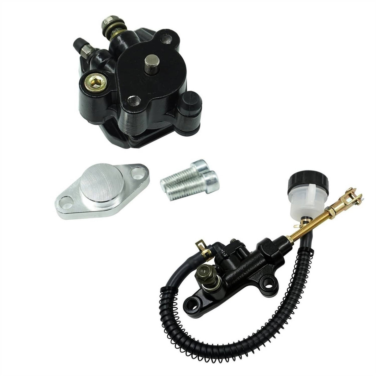 Bethesda Industrial Brake Caliper & Rear Brake Master Cylinder Set for Yamaha Banshee 350 1987-2006