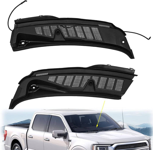 Bethesda Industrial For 2021-2025 Ford F150 Windshield Wiper Cowl Grille Screen Cover Left & Right
