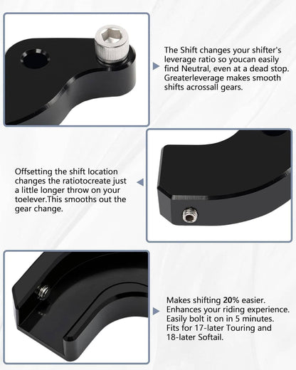 Bethesda Industrial New Motorcycle EZ Shift Neutral Gear Assist Bracket for Harley M8 18-25 Touring