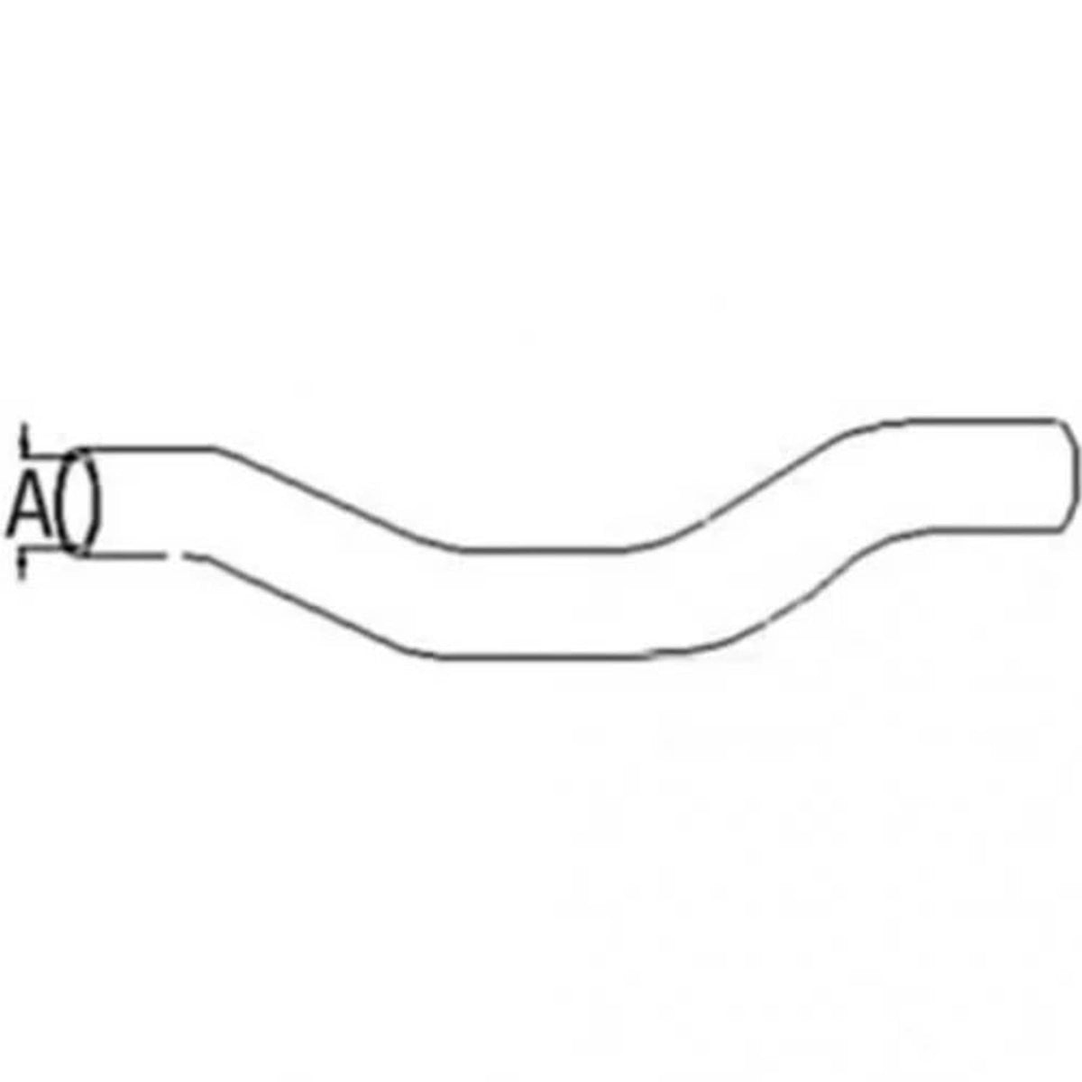 Bethesda Industrial Radiator Hose - Upper fits Minneapolis Moline M604 M670 Super 10A22503