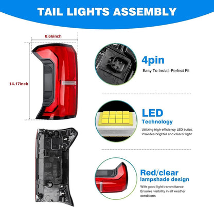 Bethesda Industrial LED Tail Light Brake Lamp Left Driver For 2024 2025 Toyota Tacoma 81560AK050