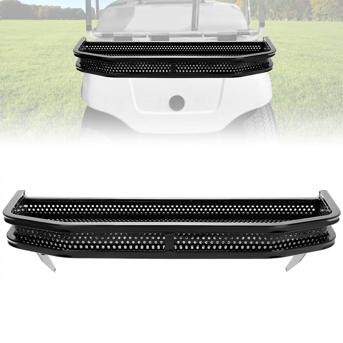 Bethesda Industrial Golf Cart Front Basket w/Mounting Brackets For Yamaha G14 G16 G19 G20 G21 G22