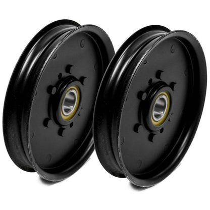 Bethesda Industrial 2PK Flat Idler Pulley for John Deere Sabre Scotts GX255 LT160 AM121602 AM106627