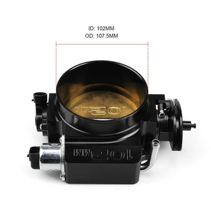 Bethesda Industrial 102mm Low Intake Manifold LS1 LS2 LS6 4.8L 5.3L 5.7L w/ Fuel Rail Throttle Body