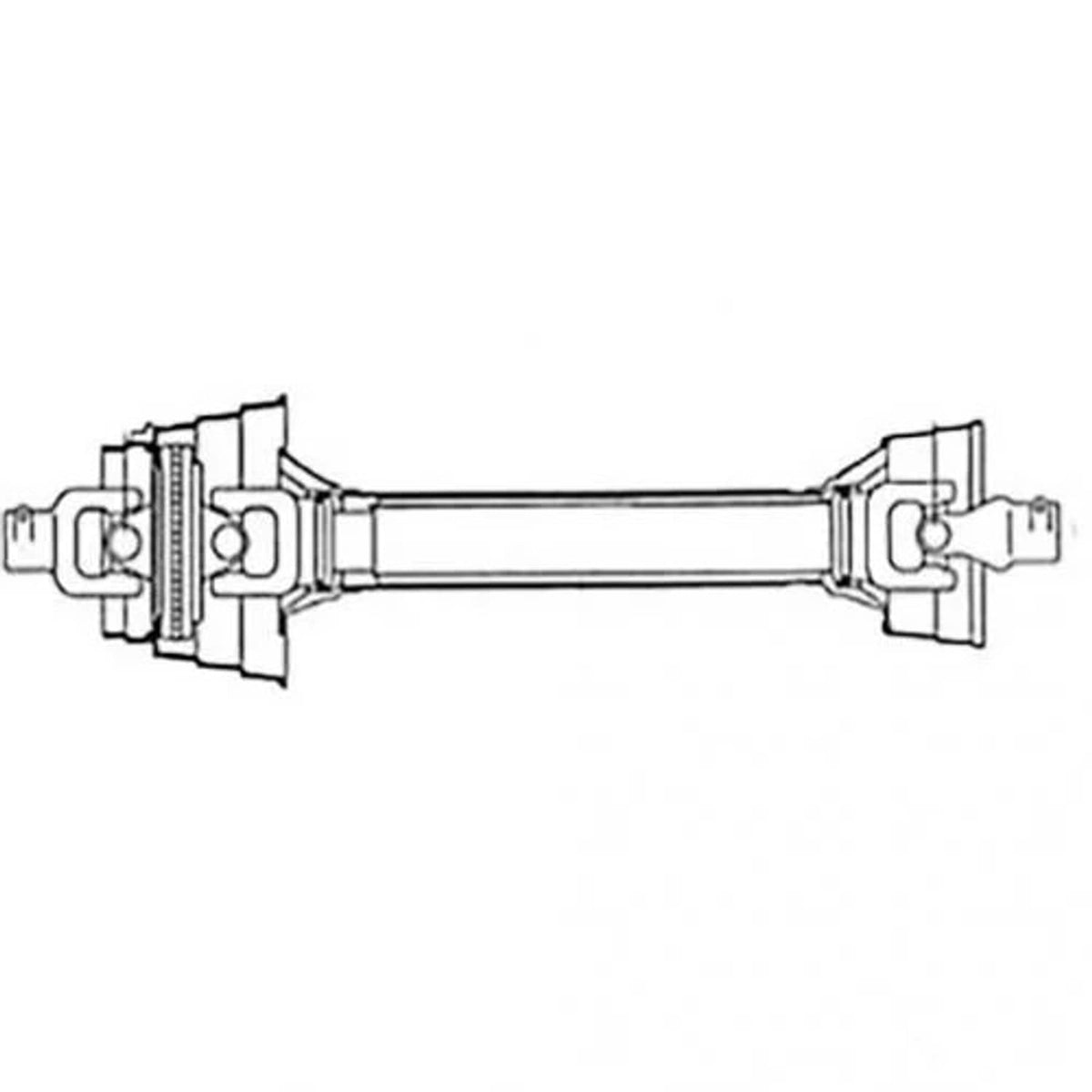 Bethesda Industrial CV PTO Driveline 80 Degree 1-3/8" 6 AS Lock fits John Deere 1508 AW25818