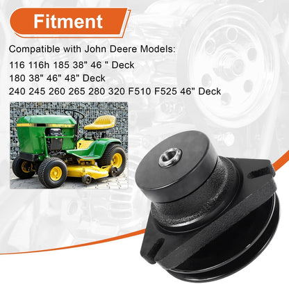 Bethesda Industrial Spindle Compatible with John Deere 116 116H 185 38" 46" Deck AM105409 Lawn Mower