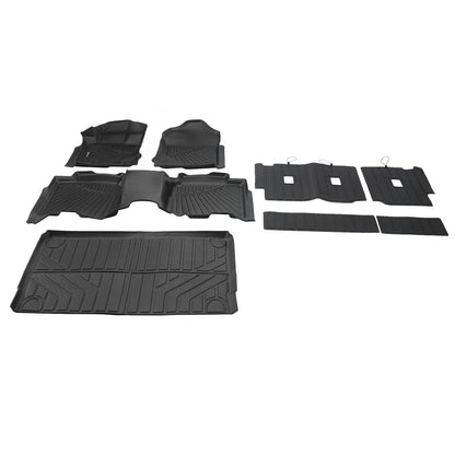 Bethesda Industrial 8Pcs Floor Mats Cargo Liner with Backrest Mat For Ford Bronco 4 Door 2021-2026