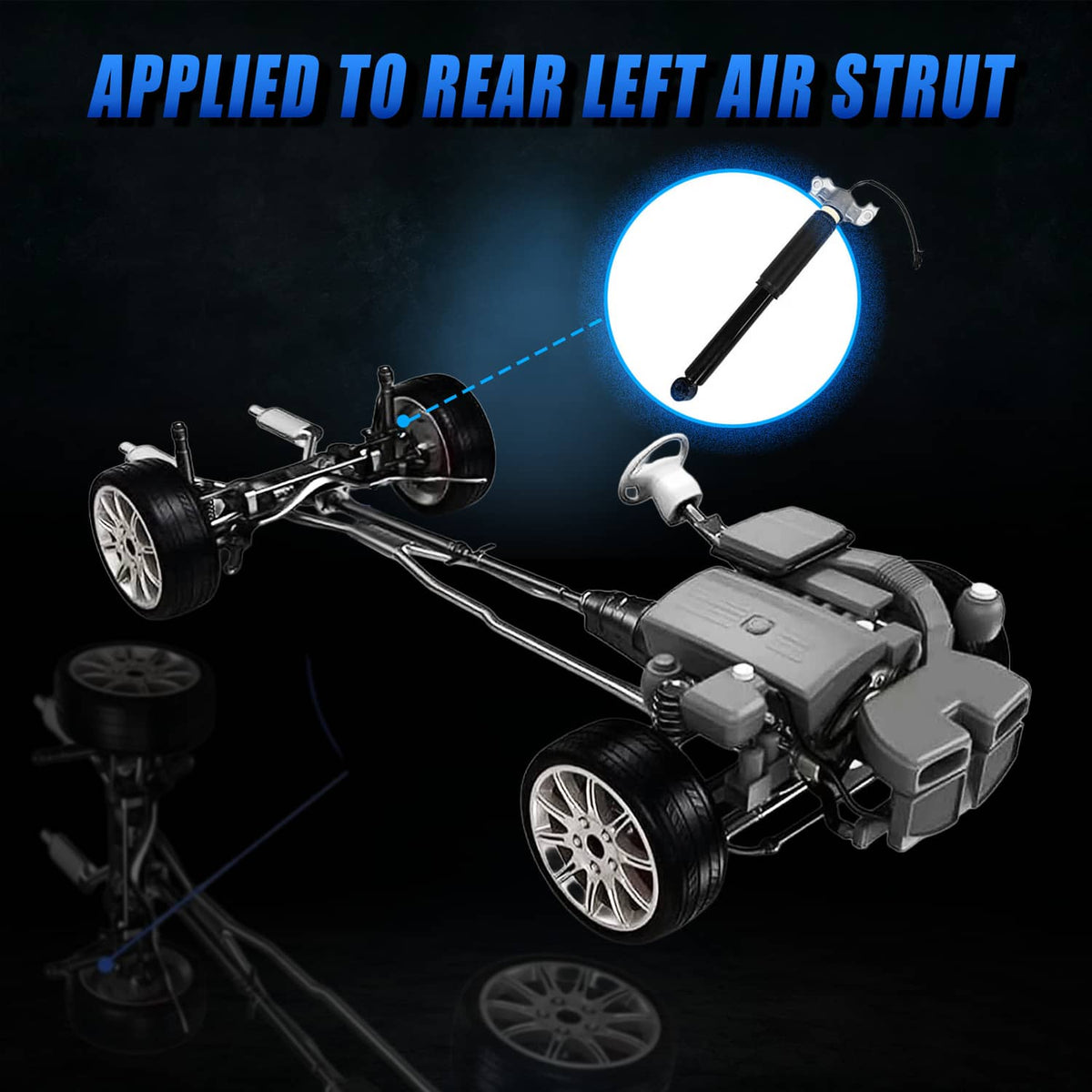 Bethesda Industrial 4Pcs Front & Rear Shocks Strut Assys w/Electric for 2013-2019 Cadillac XTS