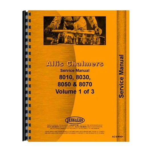 Bethesda Industrial Service Manual fits Allis Chalmers 8010 8030 8050 8070
