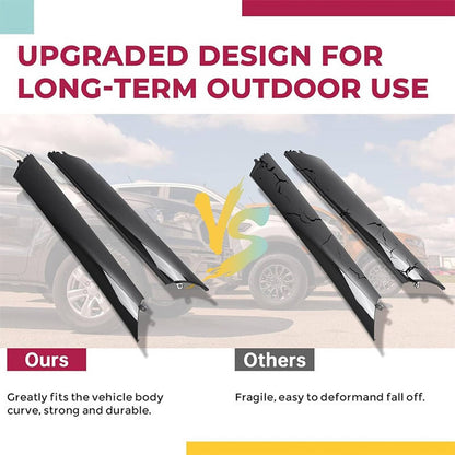 Bethesda Industrial 2Pcs For Infiniti QX56 QX80 Nissan Armada 2011-22 Windshield Trim Pillar Molding
