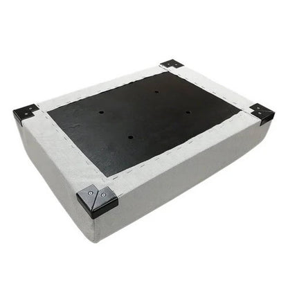 Bethesda Industrial Seat Cushion - Fabric Silver/Gray Wood Backed fits International 350 363220R91