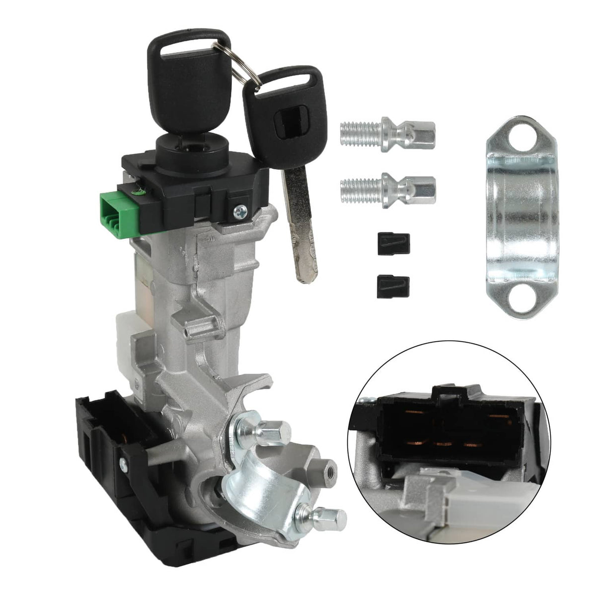 Bethesda Industrial 35100-SDA-A71 Ignition Switch Lock Cylinder Auto Trans w/2 Keys for Honda Accord