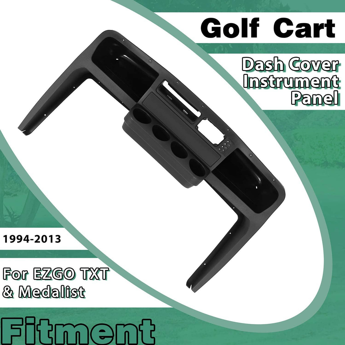 Bethesda Industrial Golf Cart Dash Assembly Cover Instrument Panel For EZGO TXT & Medalist 1994-2013