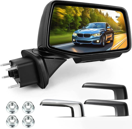 Bethesda Industrial Passenger Side Mirror W/Camera BSD Heated 16Pin For 2019-24 Chevy Silverado 1500