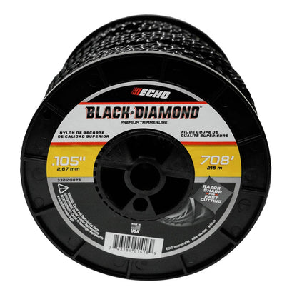 Bethesda Industrial (2) 3 lbs OEM Echo 330105073 .105 Black Diamond Trimmer Line 708 ft. Spool