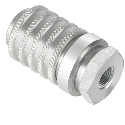 Bethesda Industrial PD222 Series PD Steel Test Port and Diagnostic Equipment Quick Coupler, 1.67" L