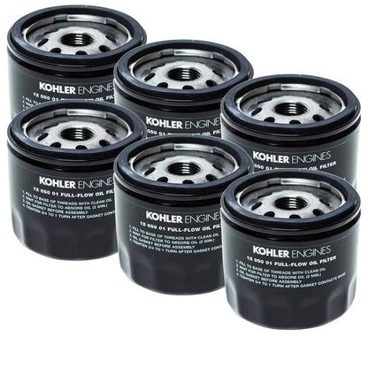 Bethesda Industrial (6) Genuine OEM Kohler Oil Filter for CH18-CH25 & CV18-CV25 Engines
