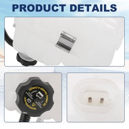Bethesda Industrial Coolant Recovery Tank Overflow Reservoir w/Cap For GMC Chevy Cadillac H2 15PSI