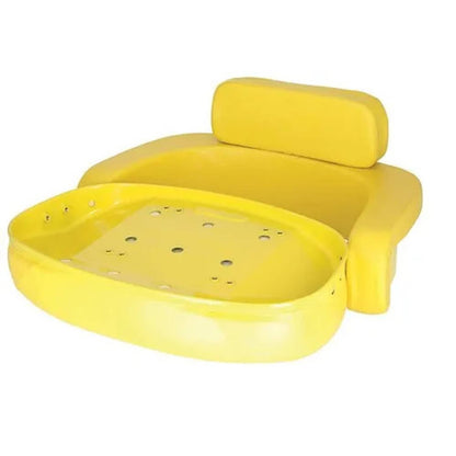 Bethesda Industrial Seat Cushion Set - 3-Pieces Vinyl Yellow without Brackets
