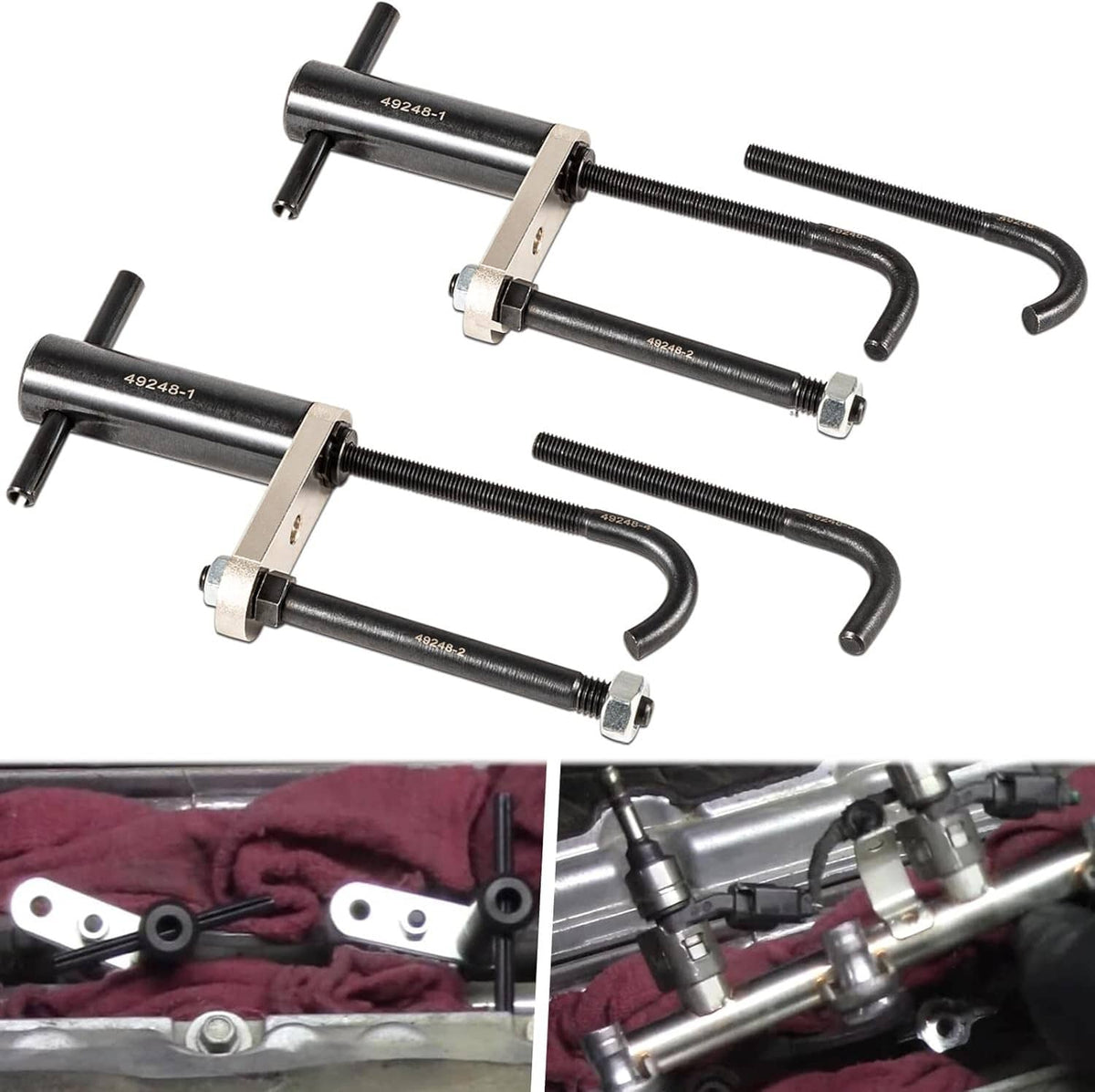 Bethesda Industrial 6706 Fuel Injector Rail Assembly Remover Tool EN-49248 For Chevy GMC Cadillac GM